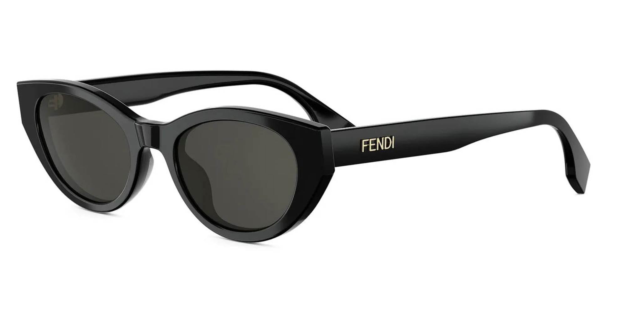 Fendi Lettering FE40209I Cat Eye Sunglasses | Fashion Eyewear US