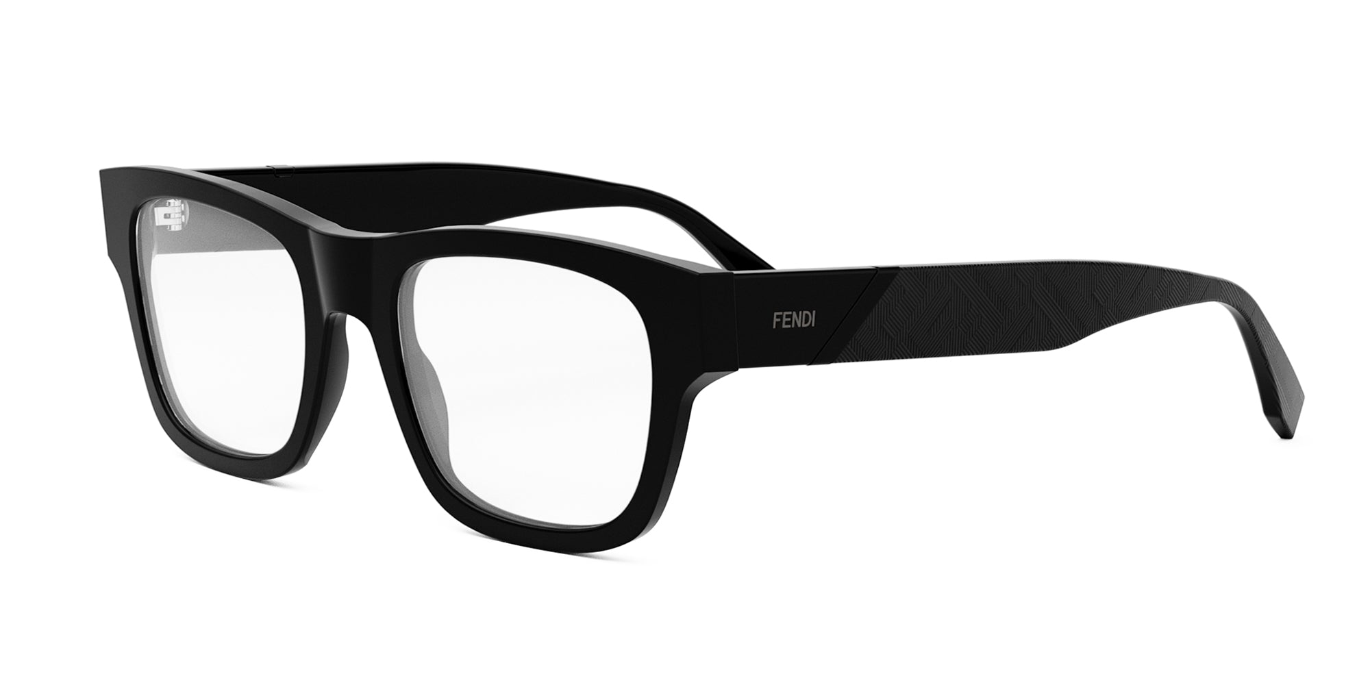 Fendi Diagonal FE50089I Square Glasses | Fashion Eyewear US