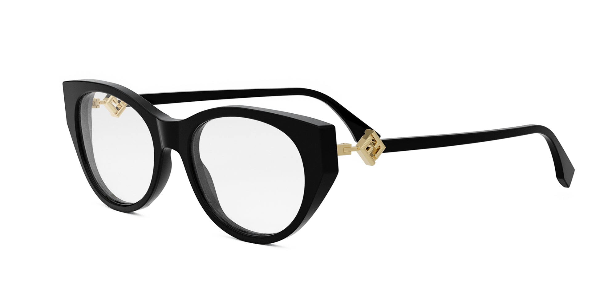 メガネ FENDI Woman Optical frames Black FE50099I 001 FENDI FE50099I women Black Oval Eyeglasses – Otticanet USA