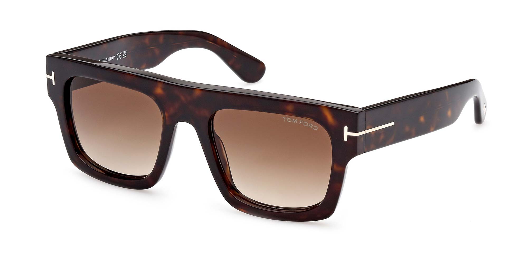 Tom Ford Fausto TF0711 Square Sunglasses | Fashion Eyewear US display picture 1