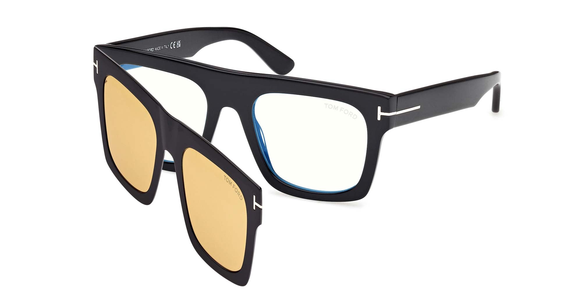 Tom Ford TF6068-B Blue Light Square Glasses | Fashion Eyewear US