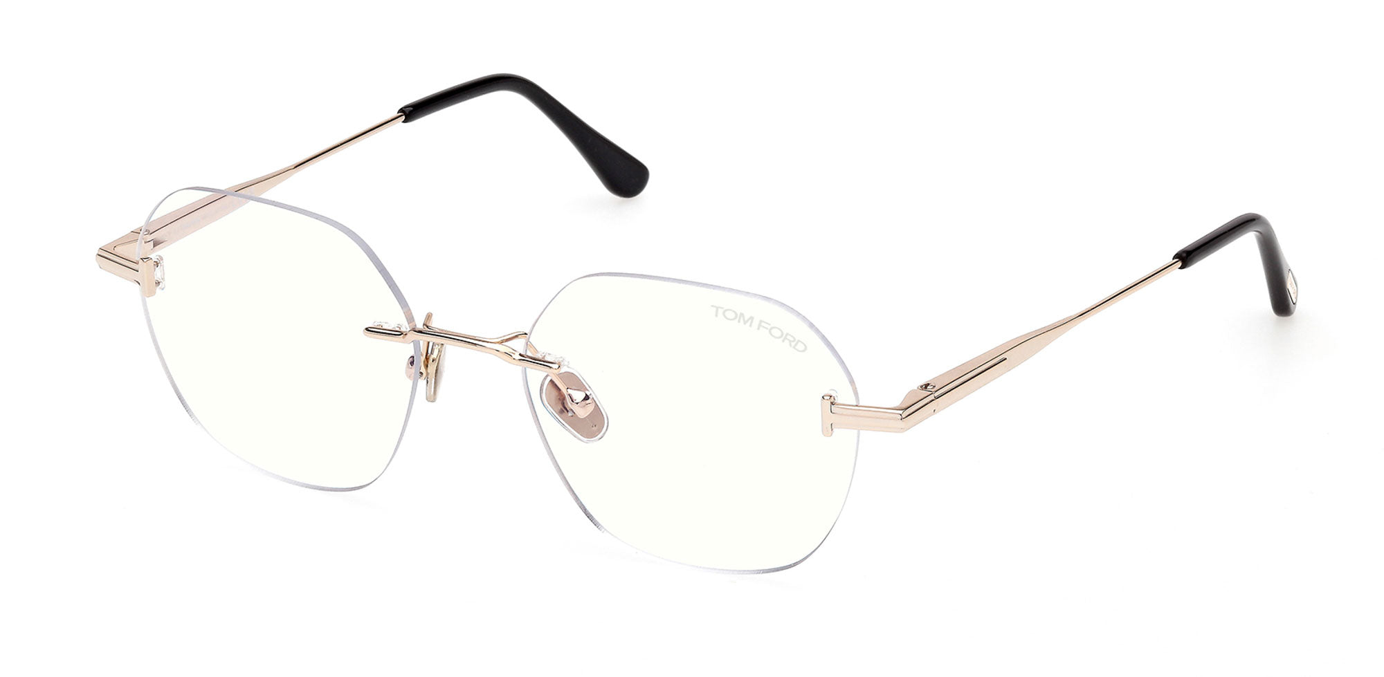 Tom Ford TF6126-B Blue Light Oval Glasses | Fashion Eyewear US