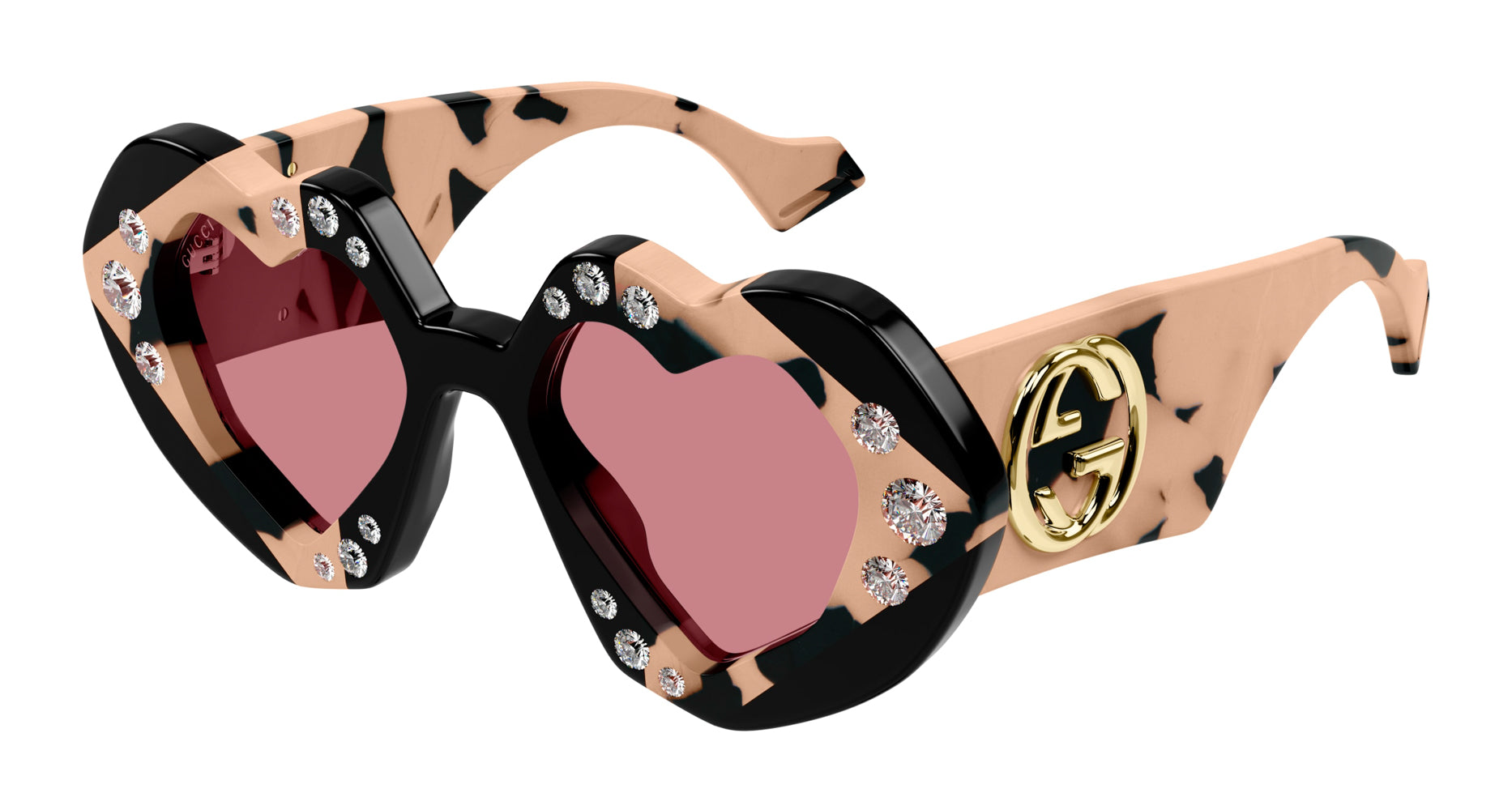 Gucci GG1329S Heart Sunglasses | Fashion Eyewear US