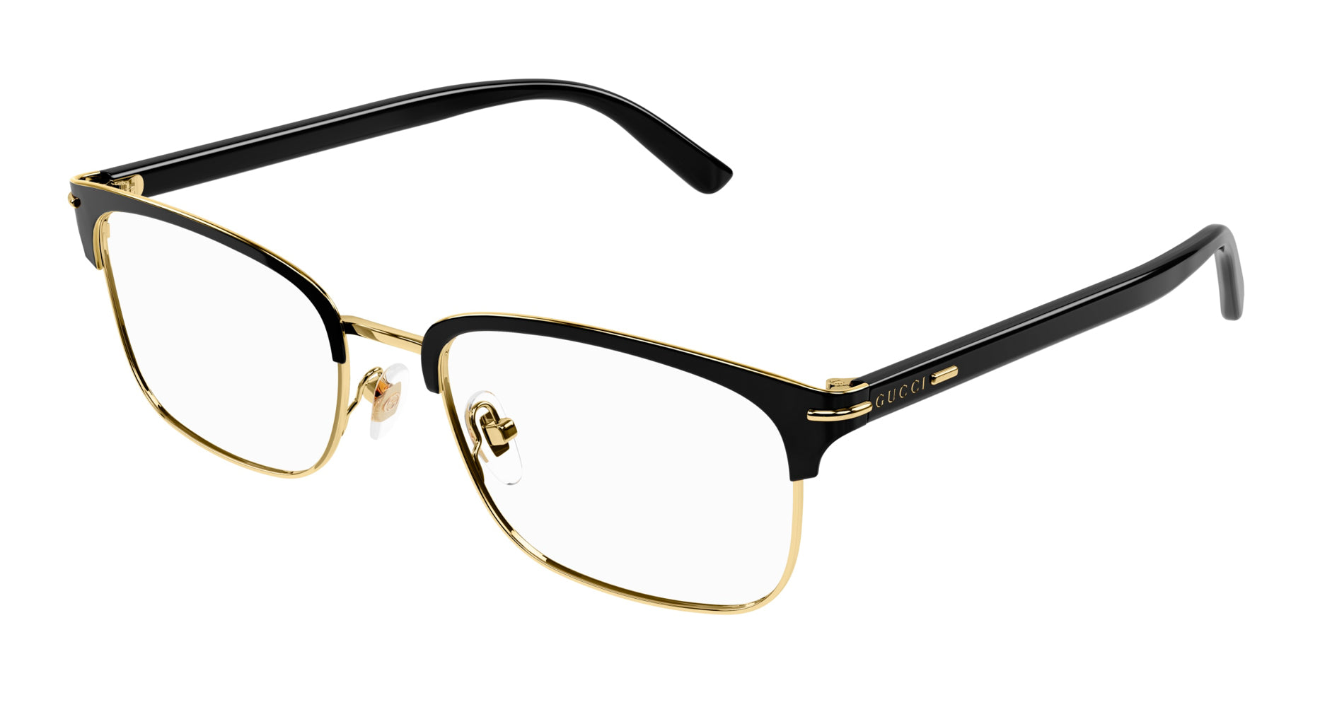 Prescription Eyeglasses Clear And Gold Gucci Glasses Gucci GG1448O