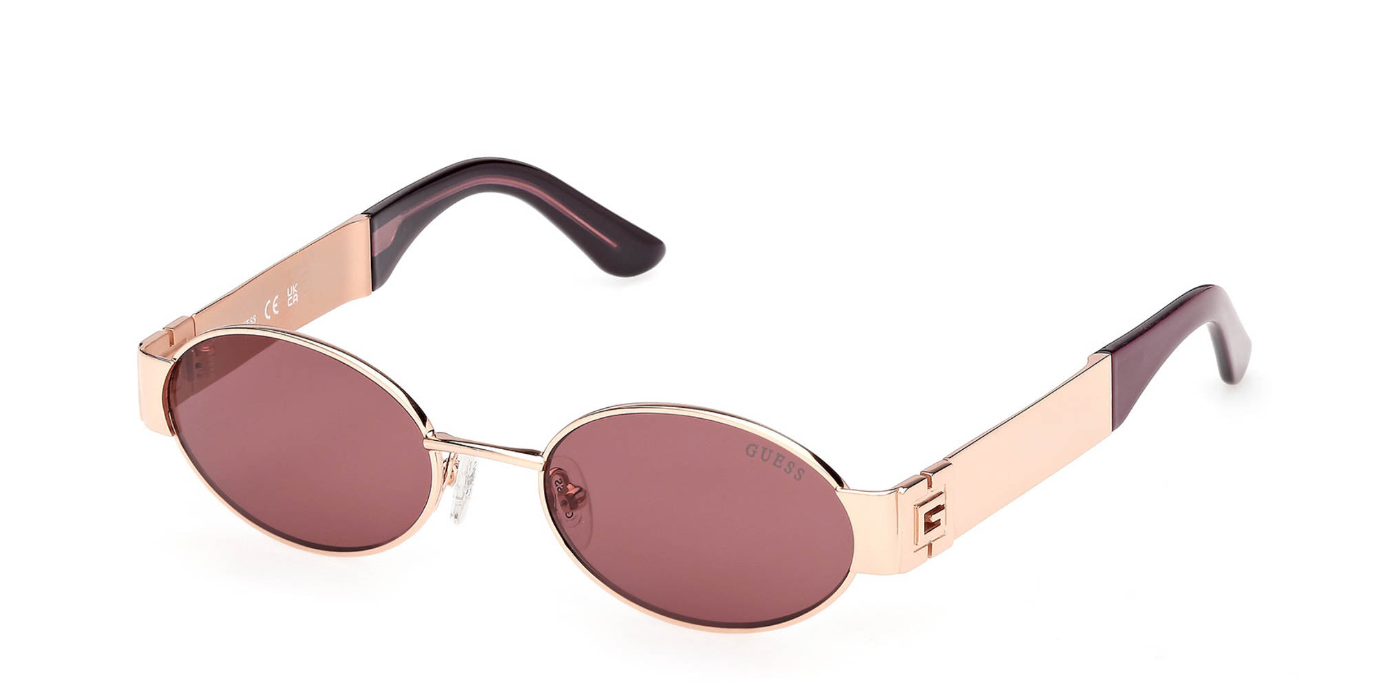 Guess GU00262 Oval Sunglasses | Fashion Eyewear US display picture 1