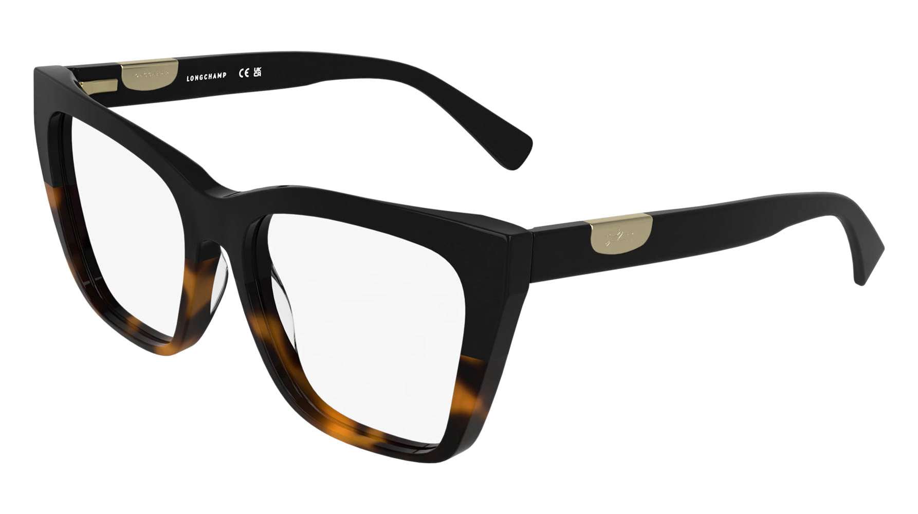 Longchamp‎ Cat Eye Sunglasses Designer Frames Fashion Eyewear Longchamp Demo Cat Eye Ladies Eyeglasses LO2682 001 55  main image 3