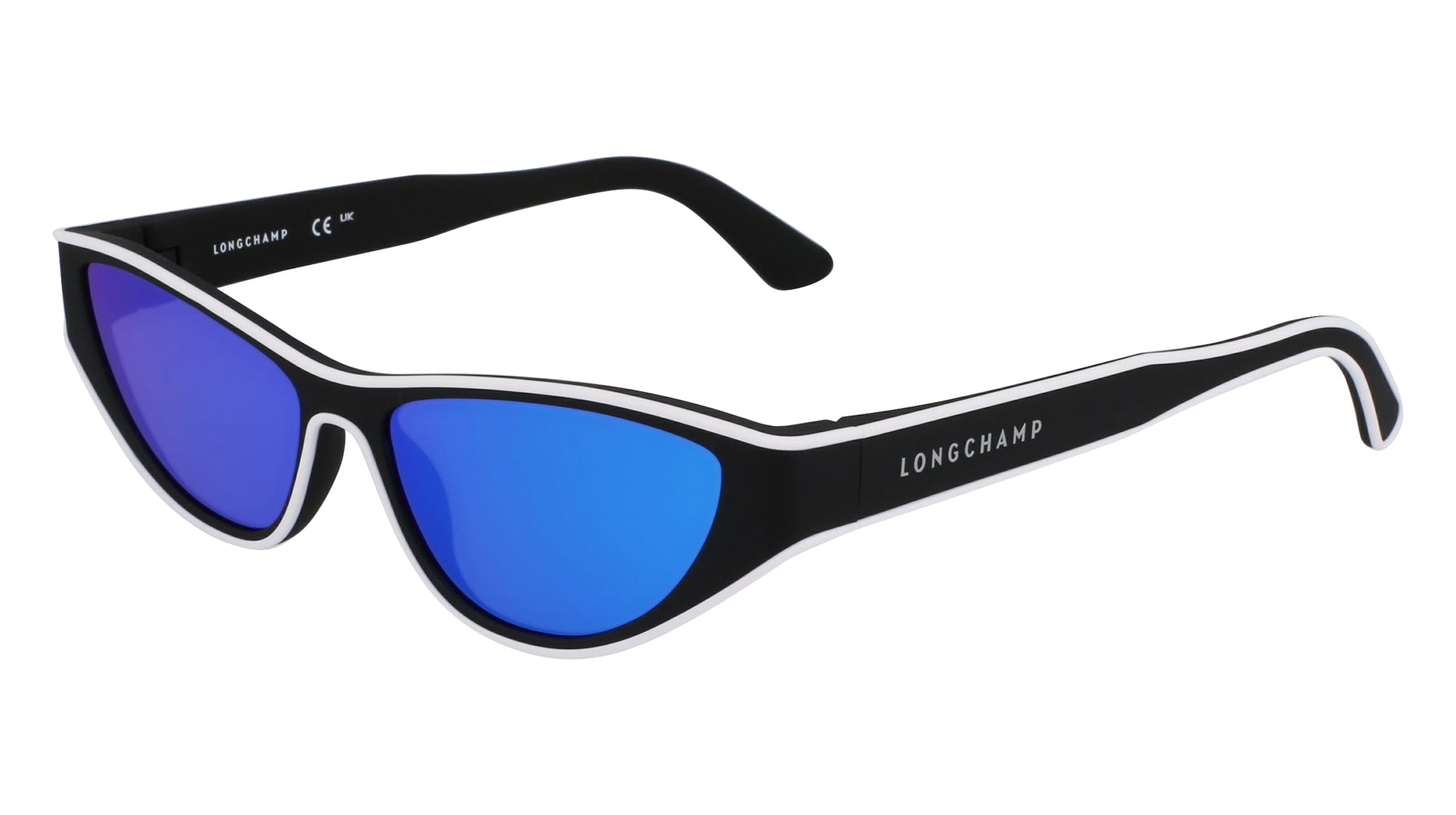 New Host Pick LONGCHAMP 55mm Cat Eye Sunglasses M1 Sunglasses Black - Acetate | Longchamp US main image 2
