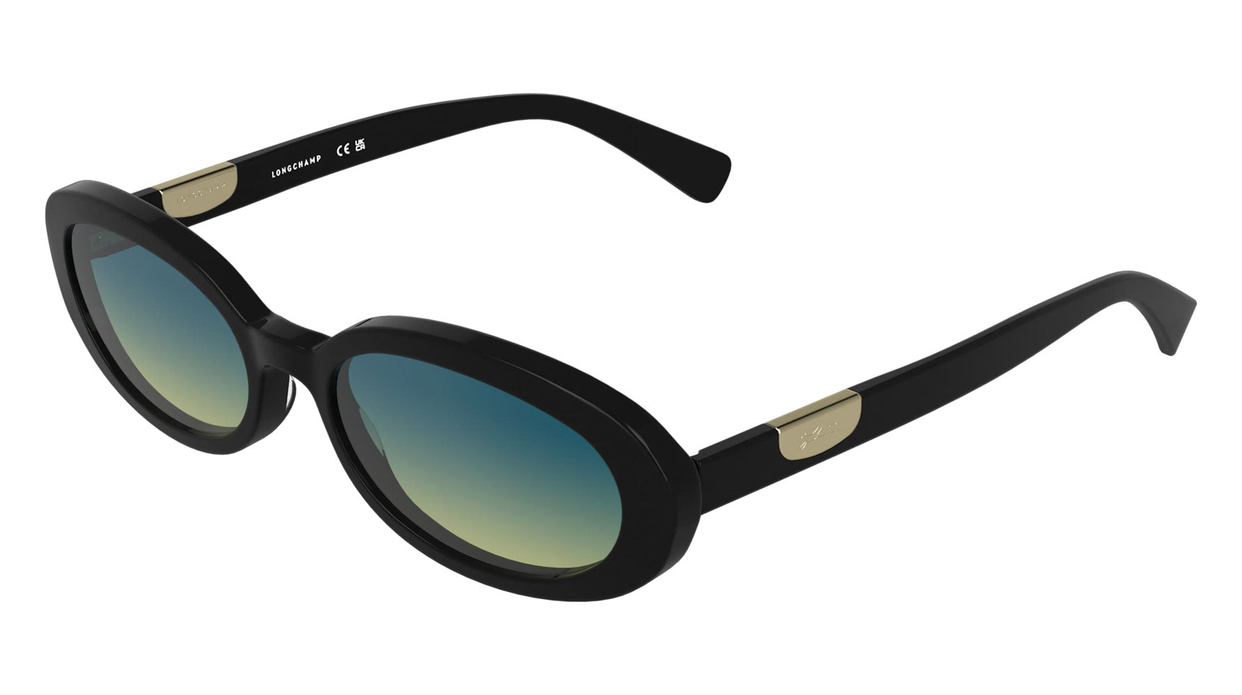 New Longchamp LO735S Havana Rectangle 55 mm Sunglasses – Black/White/Blue Lens Kits.ca -- Longchamp LO735S main image 2