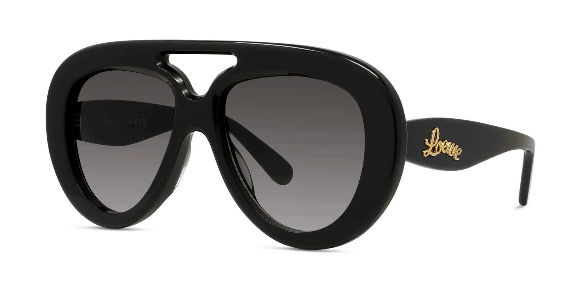 Loewe Curvy LW40144U Aviator Sunglasses | Fashion Eyewear