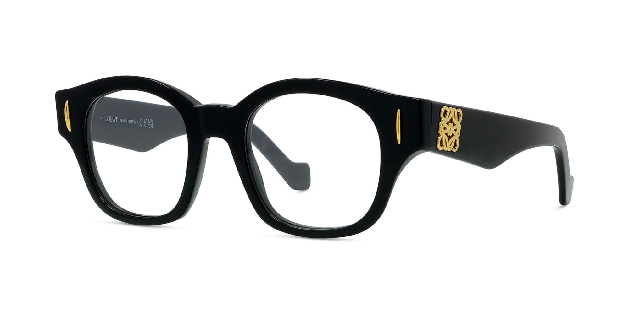 送料込/関税込■LOEWE■Anagram スクエアグラス Anagram square glasses in brown - Loewe | Mytheresa
