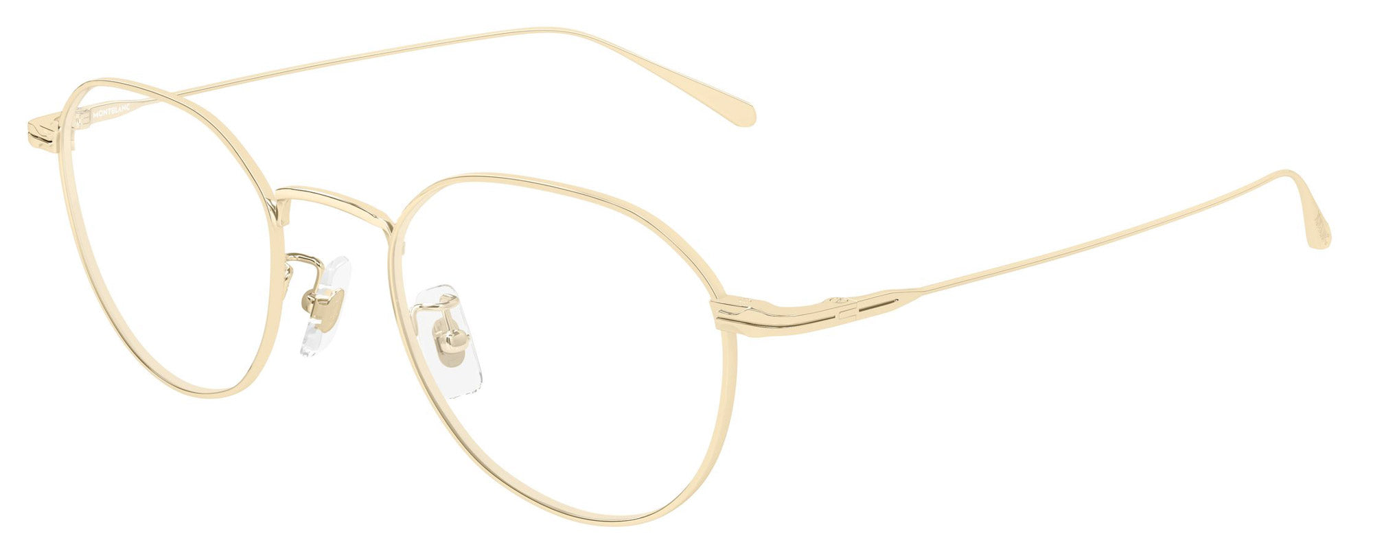 Montblanc MB0476OA Oval Glasses | Fashion Eyewear US