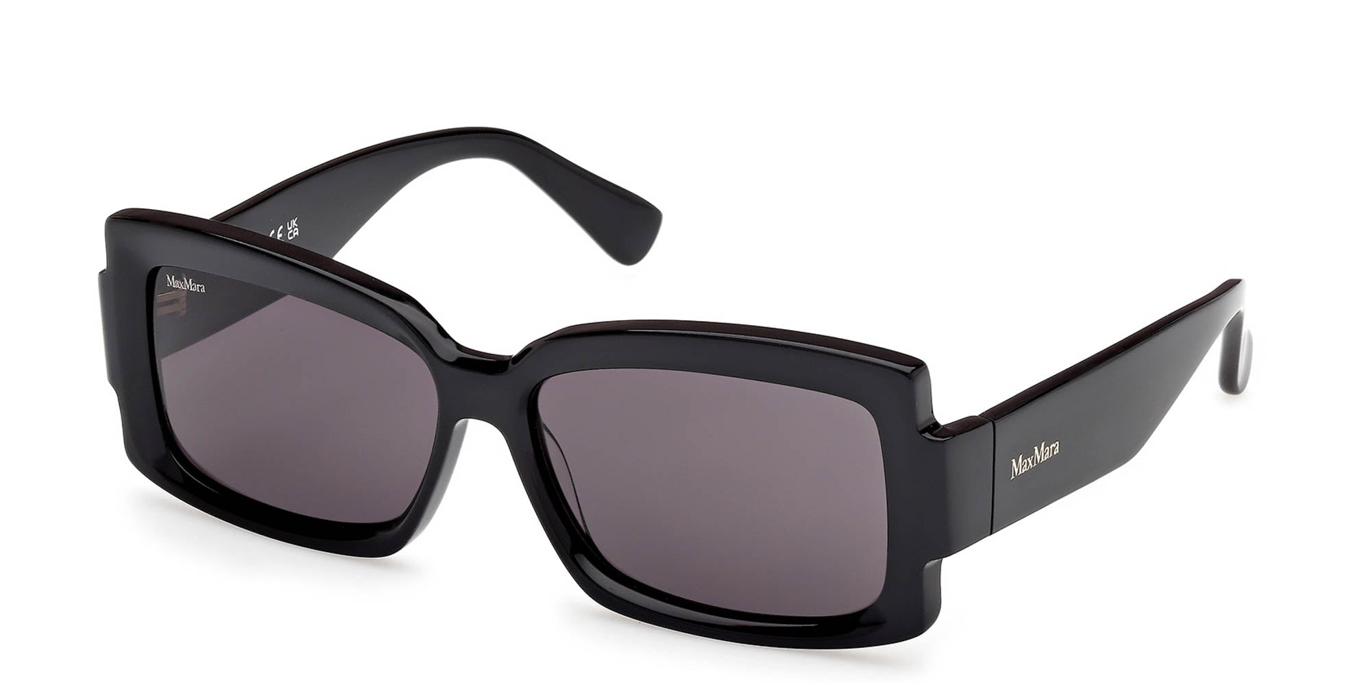 MaxMara Lee-3 MM0140 Rectangle Sunglasses | Fashion Eyewear US display picture 2