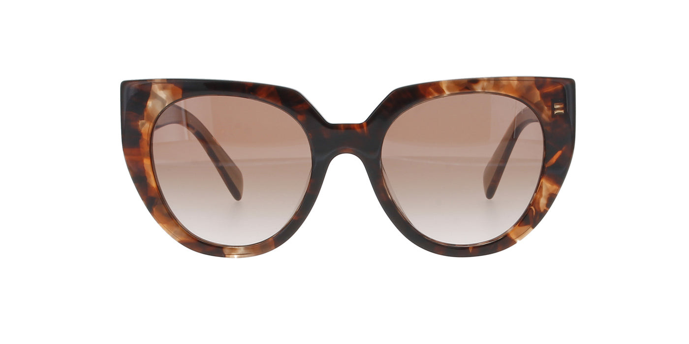 Cat-Eye Caramel Tortoise/Powder Prada Sunglasses