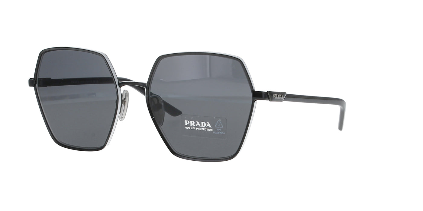 Black and white Angular Prada Sunglasses