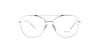 Angular Silver Metal Prada Frame