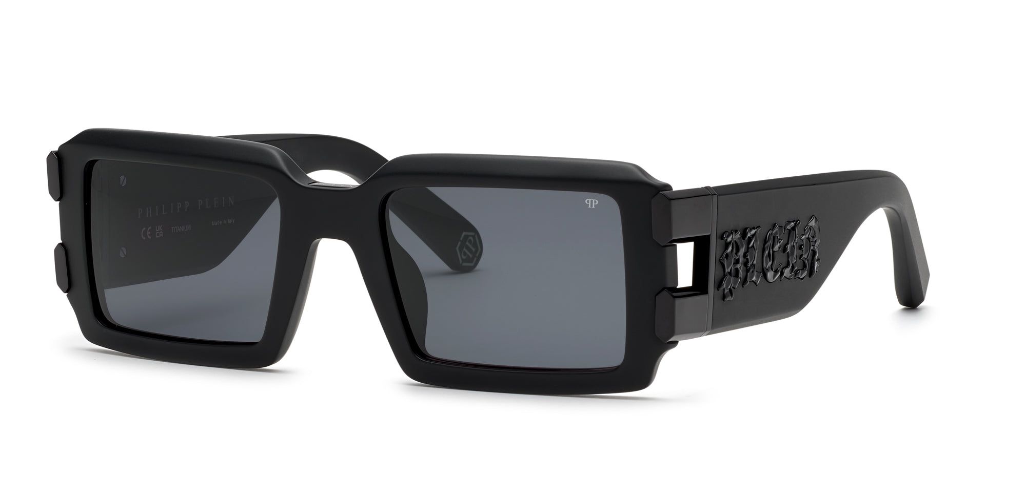 Philipp Plein SPP129V Rectangle Sunglasses | Fashion Eyewear US