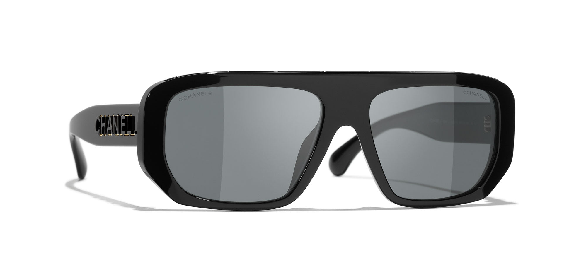 CHANEL 5556U Shield Sunglasses | Fashion Eyewear US