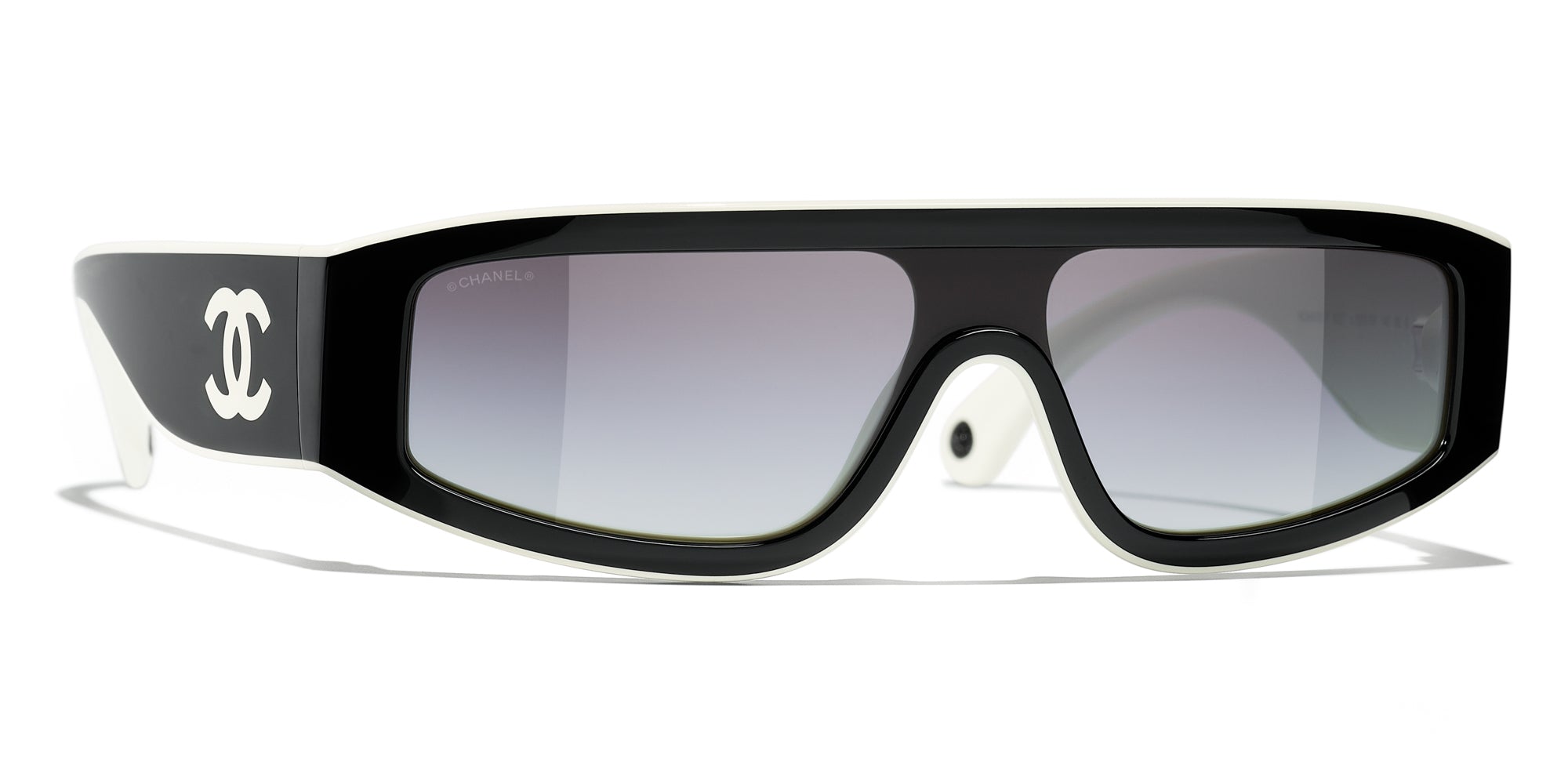 Sunglasses Frames Mens Black And White Sunglasses CHANEL 6057