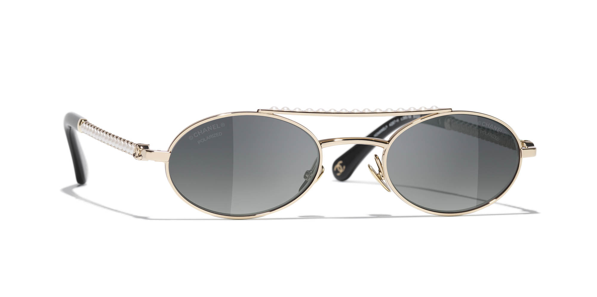 CHANEL 4297H Oval Sunglasses | Fashion Eyewear US