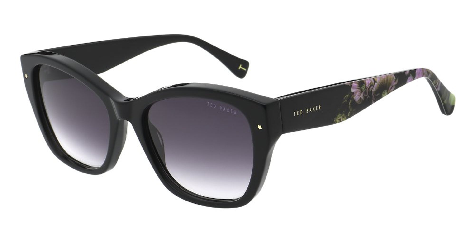 Ted Baker Black Round Women’s Sunglasses with Dark Brown Lenses Ted Baker Designer Sunglasses for Women for sale | eBay main image 2