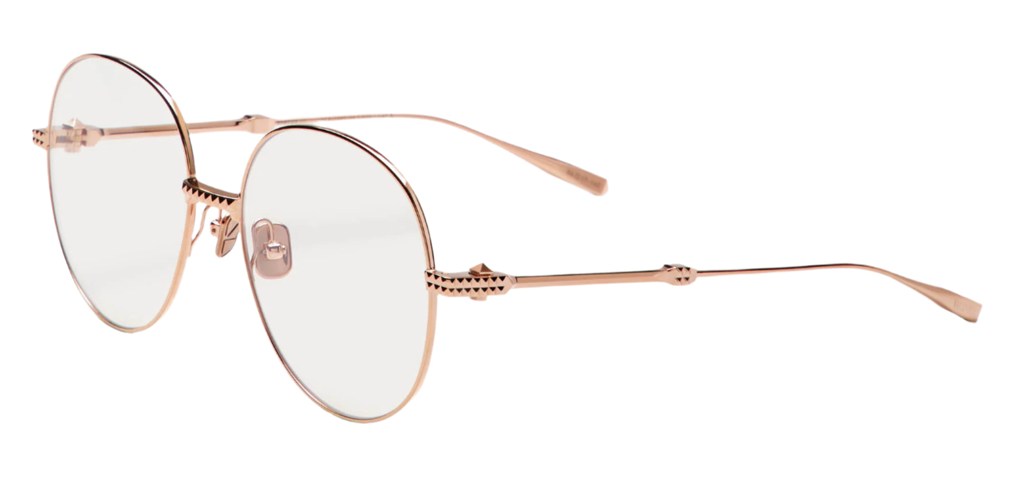Valentino V-STUD III VLX136 Round Glasses | Fashion Eyewear US