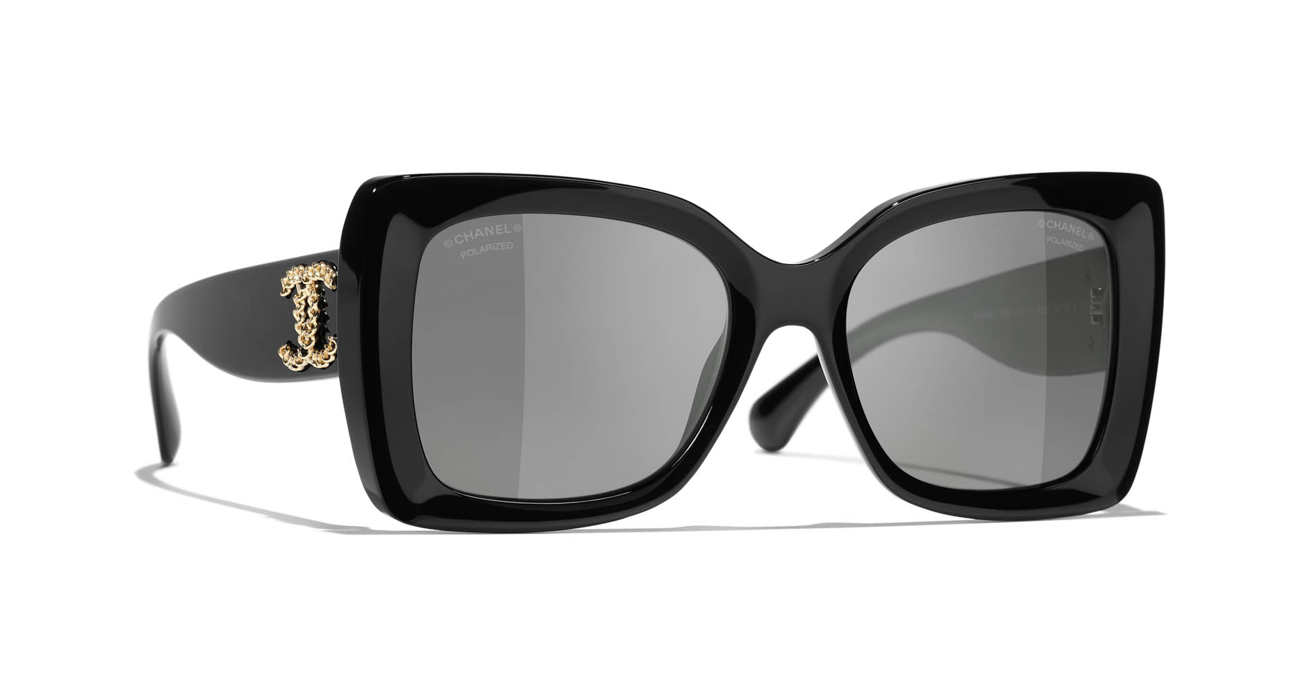 CHANEL　シャネル　サングラス　04152　94305　5805 CHANEL 5555 Square Sunglasses | Fashion Eyewear US