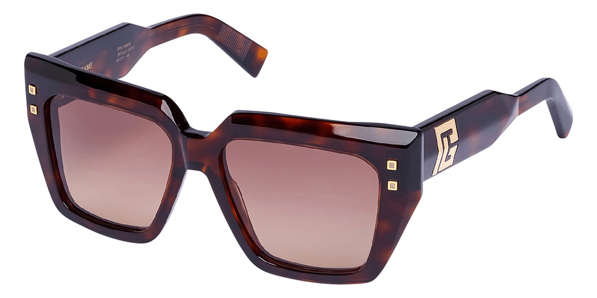 Balmain B-Fame BPS193 Square Sunglasses | Fashion Eyewear US display picture 2