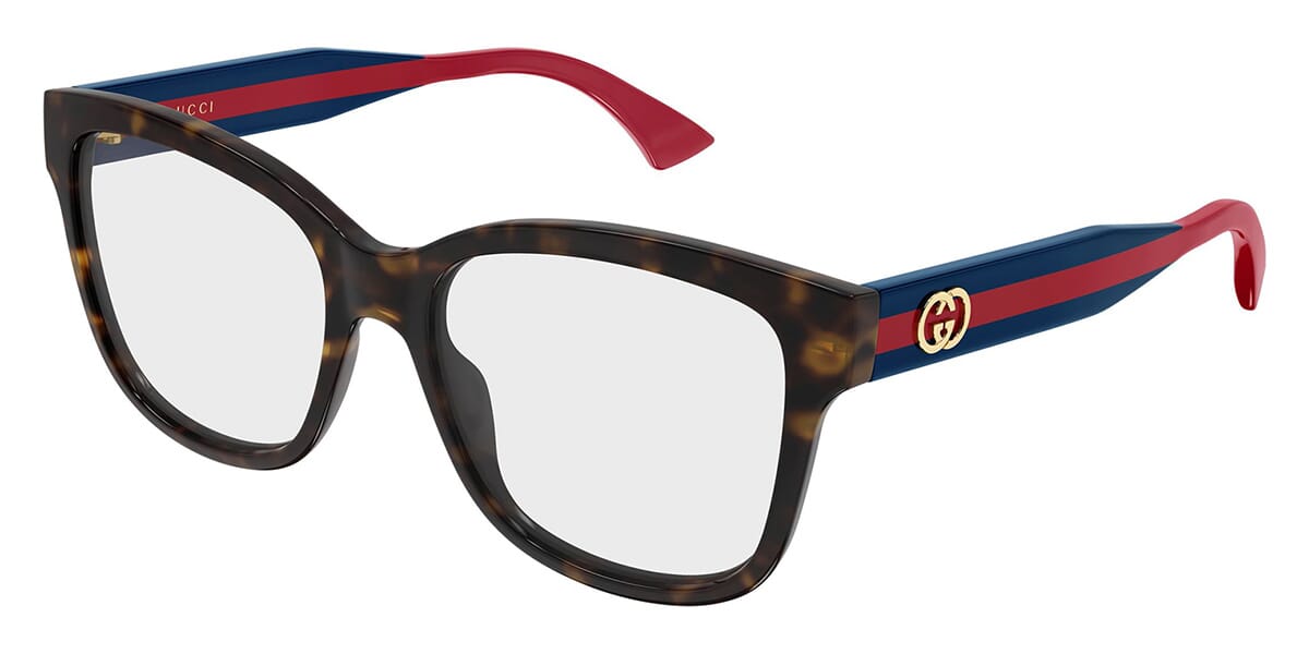Gucci GG0038ONN Wayfarer Glasses | Fashion Eyewear US