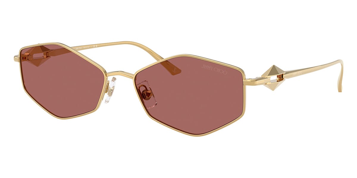 Jimmy Choo JC4017 Round Sunglasses | Fashion Eyewear US display picture 1