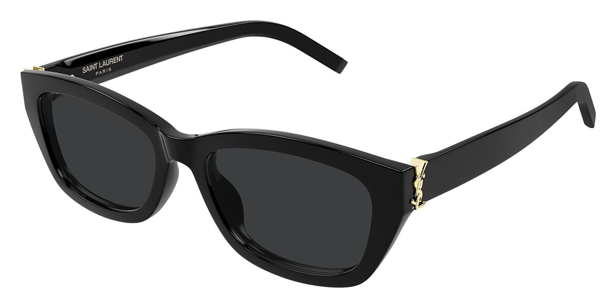 極美品 サンローラン サングラス エレガント SL M153/F ブラック Saint Laurent SL M153/F Cat Eye Sunglasses | Fashion Eyewear