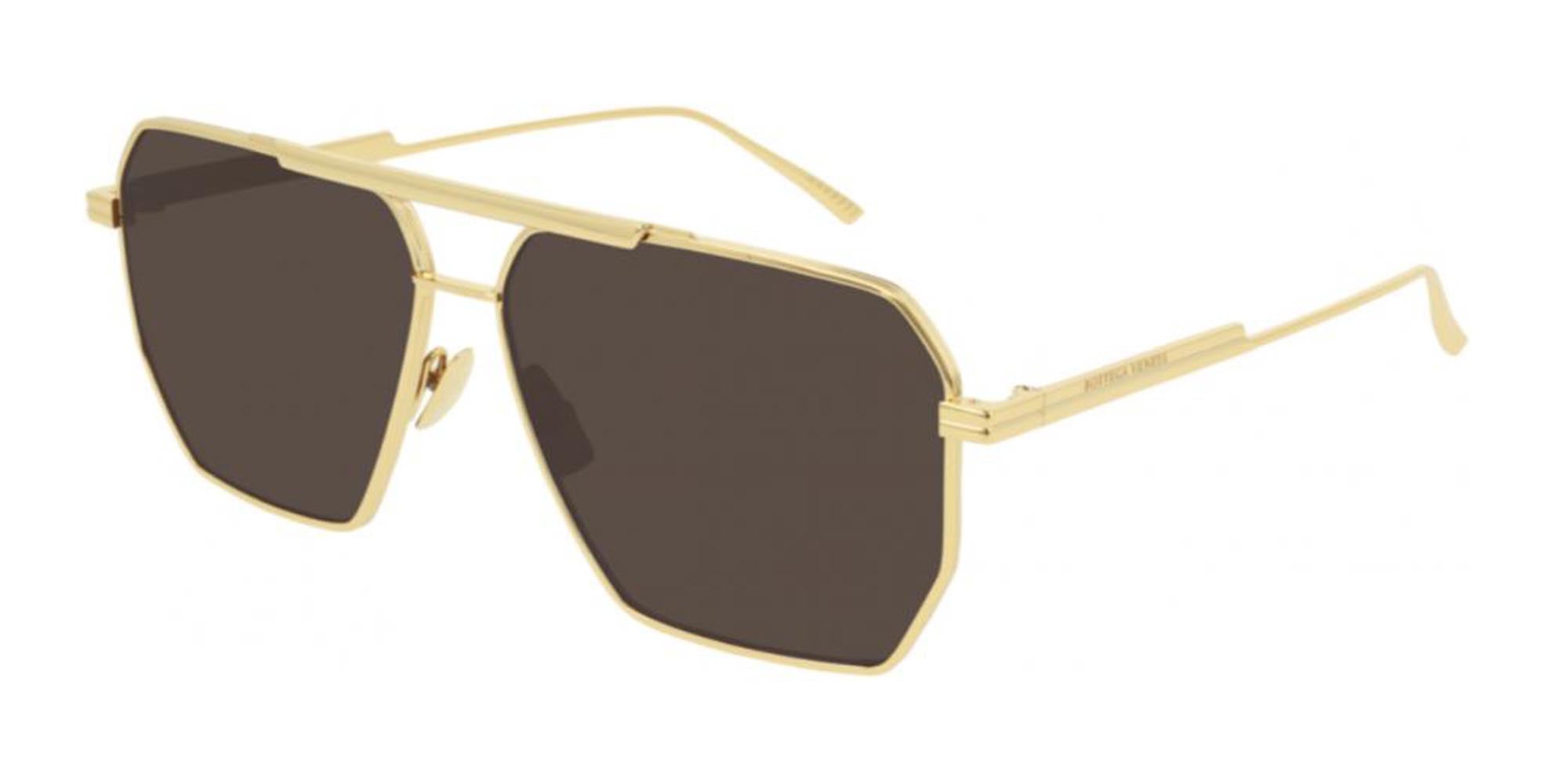 Bottega Veneta サングラス BV1012S ブラック Bottega Veneta™ Classic BV1012S Aviator Sunglasses | EyeOns.com