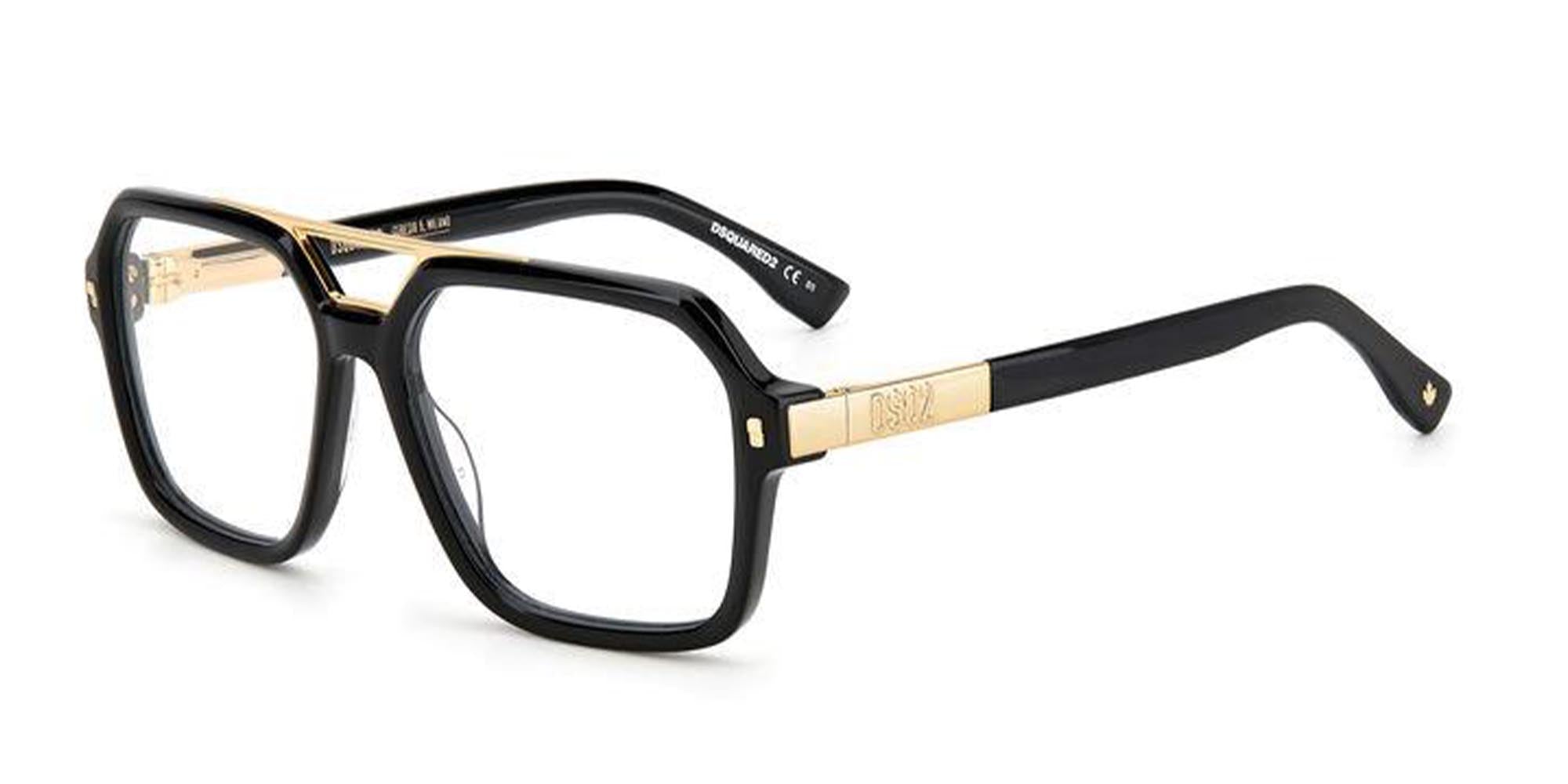 DSQUARED2 D2 0035 Square Glasses Fashion Eyewear UK