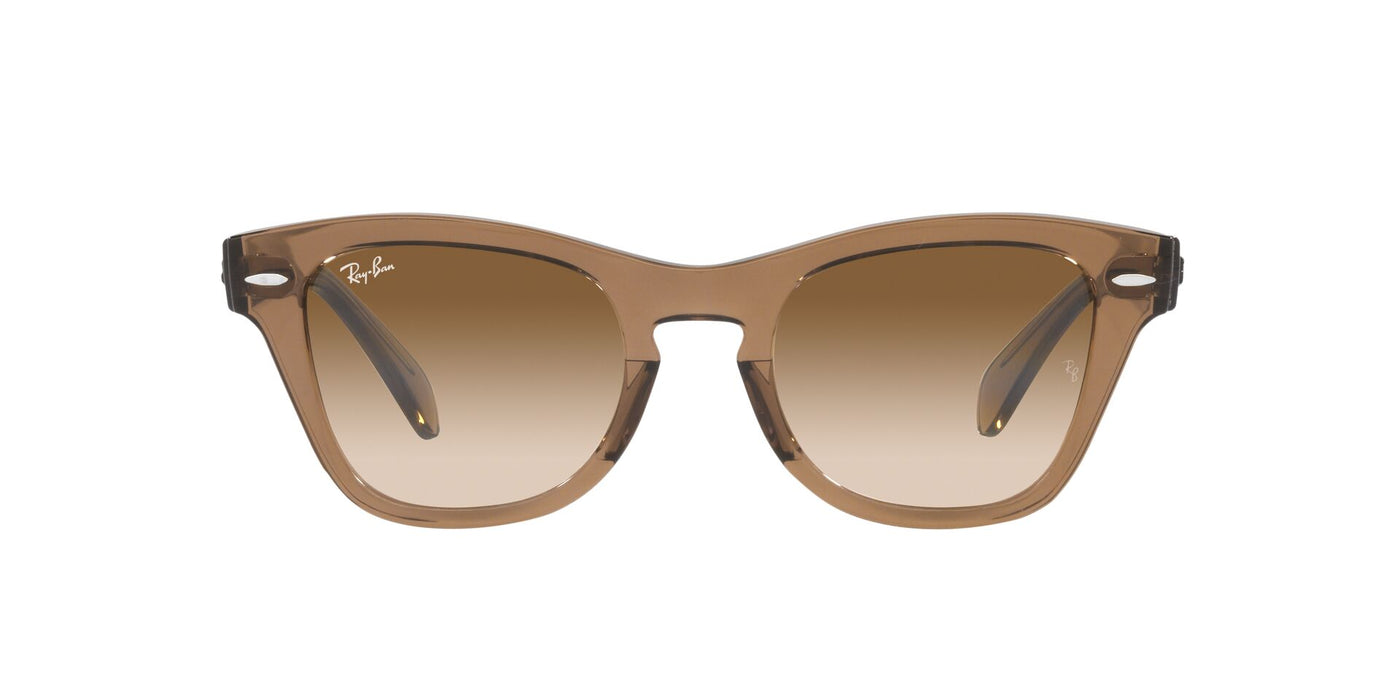 Ray-Ban RB0707S Transparent Light Brown/Clear Gradient Brown #colour_transparent-light-brown-clear-gradient-brown