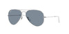 Ray-Ban Aviator RB3025 - Small Silver/Blue Polarised #colour_silver-blue-polarised