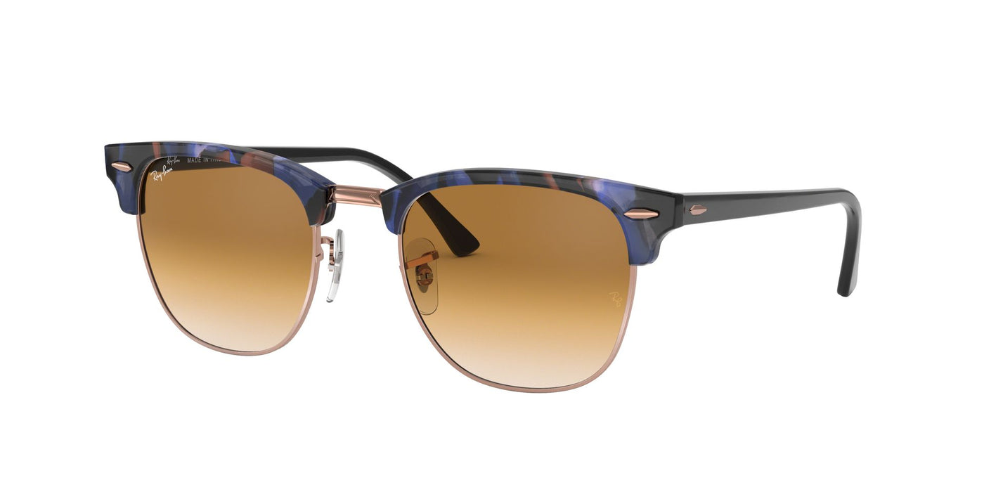 Ray-Ban Clubmaster RB3016 Brown-Blue/Light Brown Gradient #colour_brown-blue-light-brown-gradient