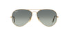 Ray-Ban Aviator RB3025 Gold/Grey Gradient #colour_gold-grey-gradient
