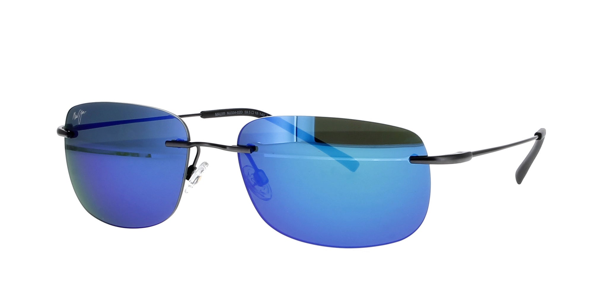 Blue Mirror Maui Blue Sunglasses Maui Jim One Way B875-03 Dark