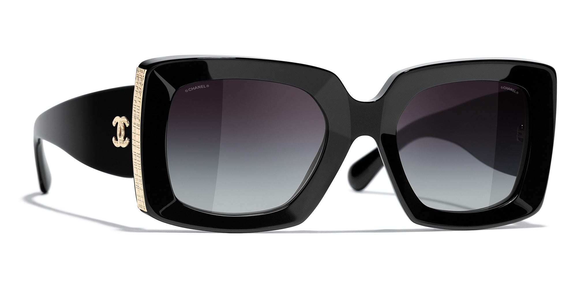 Skygge naturpark notifikation CHANEL 5435 Rectangle Acetate Sunglasses | Fashion Eyewear US
