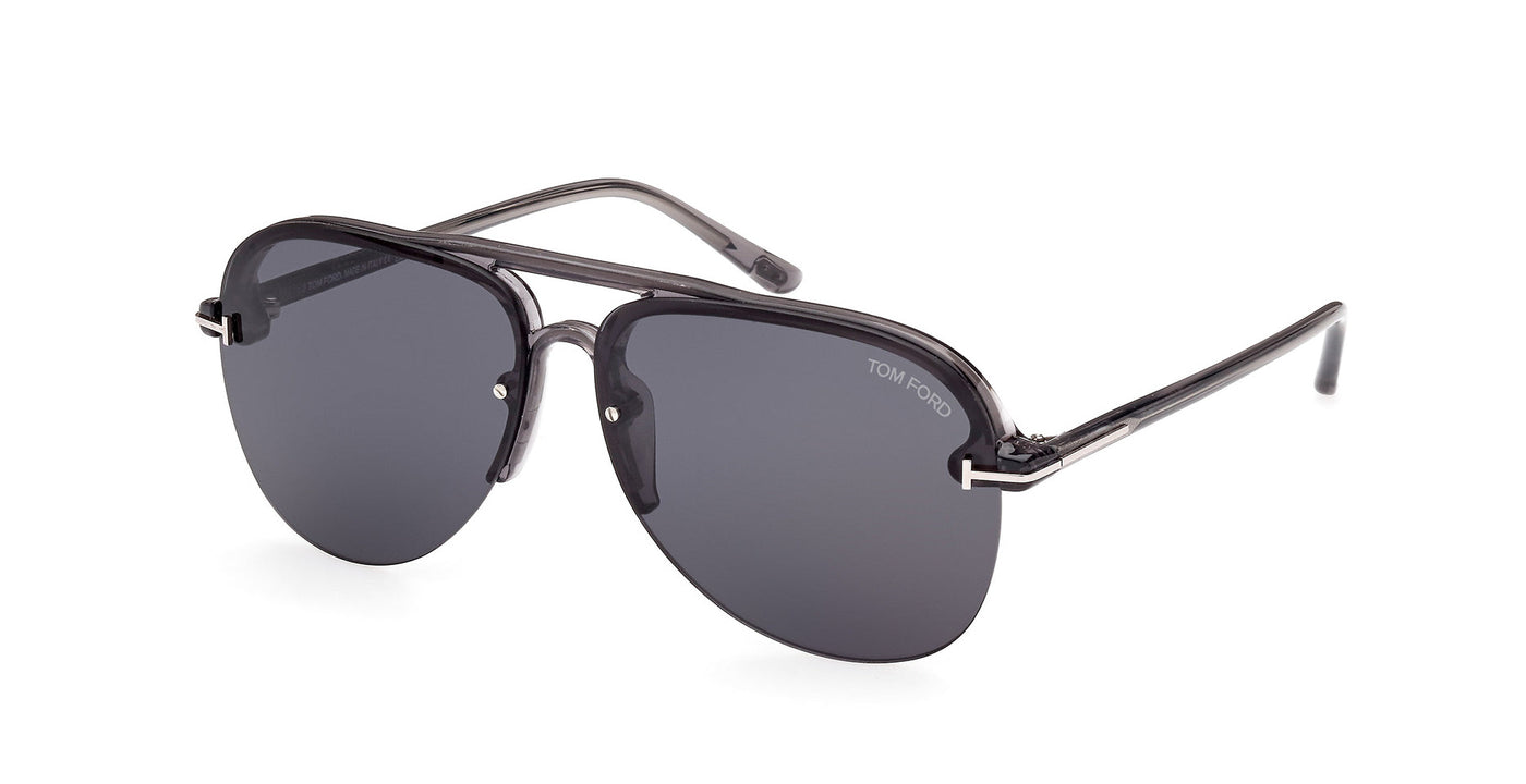 Tom Ford Terry-02 TF1004 Grey-Other/Smoke #colour_grey-other-smoke
