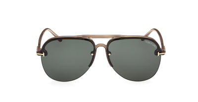 Tom Ford Terry-02 TF1004 Shiny Light Brown/Green #colour_shiny-light-brown-green