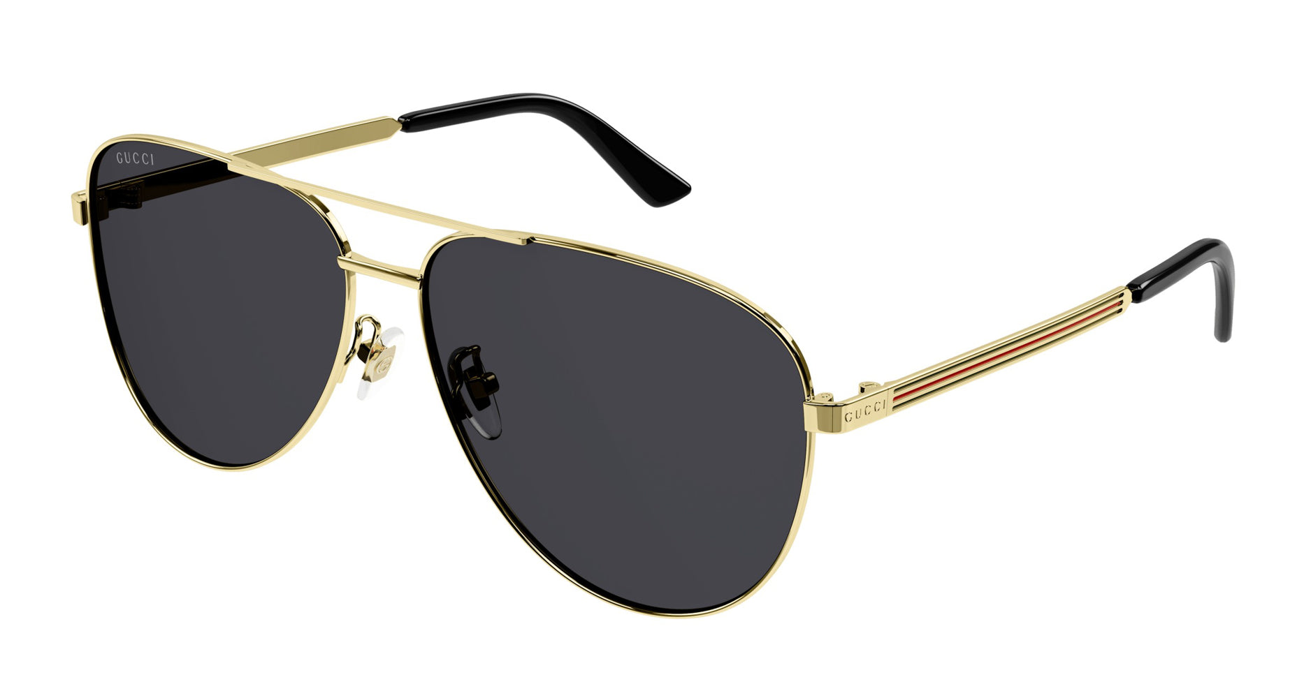 Gucci Gold Aviator Sunglasses with Gradient Lenses Gucci GG 1292/S 000 – Vintage Frames Company main image 3