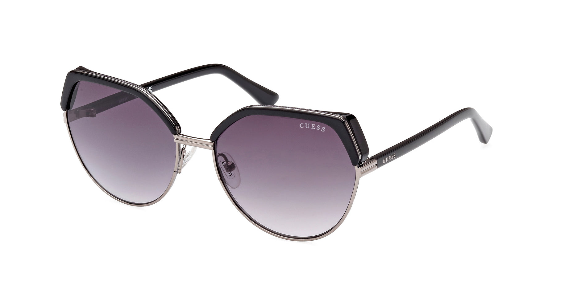 Guess GU7872 Cat Eye Sunglasses | Fashion Eyewear US