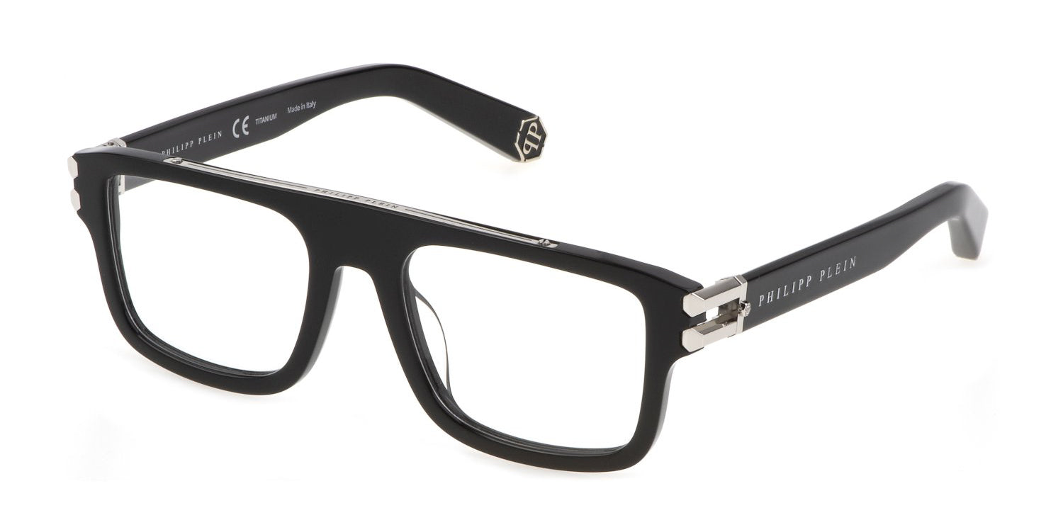 PHILIPP PLEIN スクエアフレムメカネ VPP058M 09FM PHILIPP PLEIN スクエアフレムメカネ VPP058M 09FM Eyeglasses