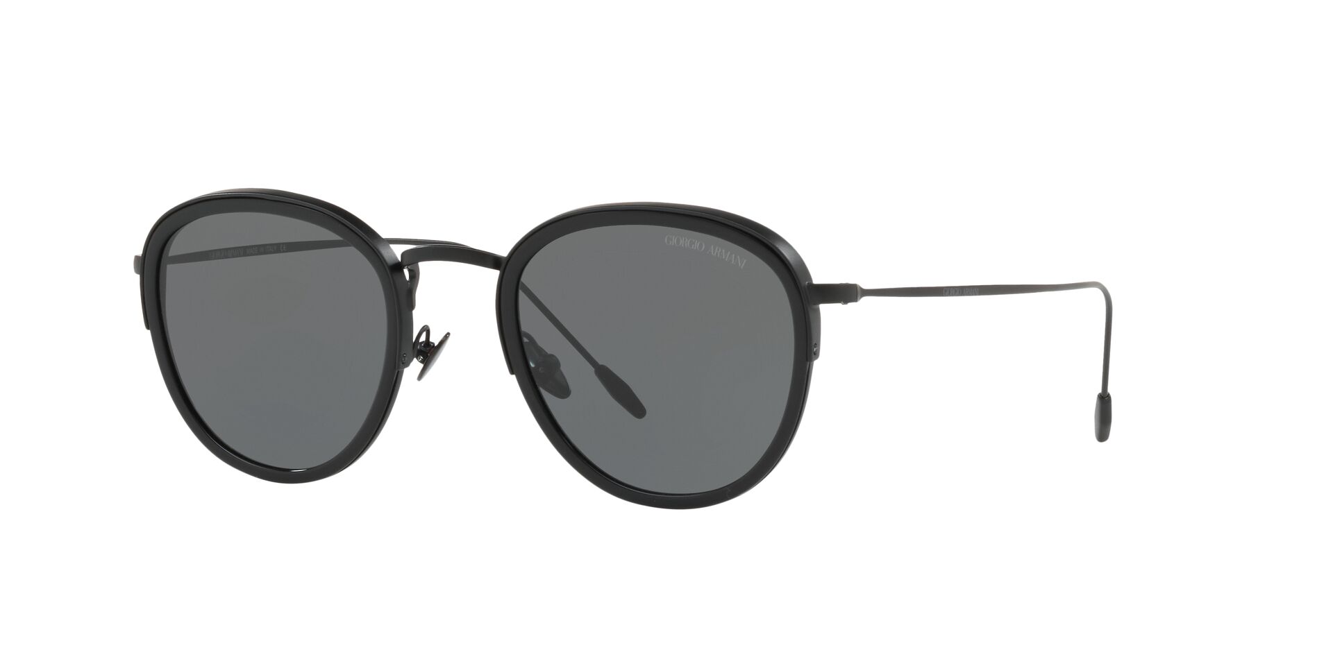 Giorgio Armani Sunglasses AR6068 300187 Black 50mm Male Metal Black