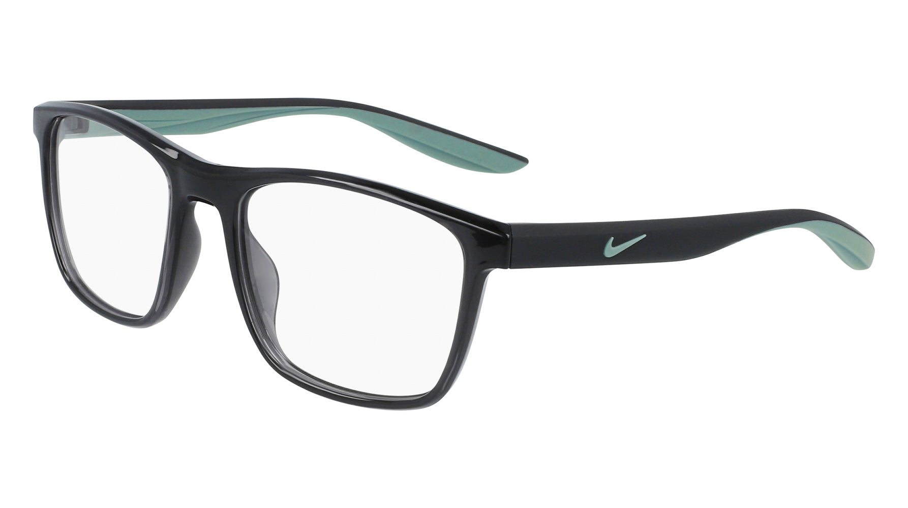 Nike 7038 001 Black Designer Authentic Frames Eyeglasses 53-18-140 Kits.com -- NIKE 7038 main image 3