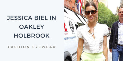 Jessica Biel in Oakley Hobrook Sunglasses