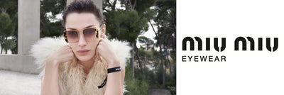 Bella Hadid as the new face of Miu Miu Eyewear