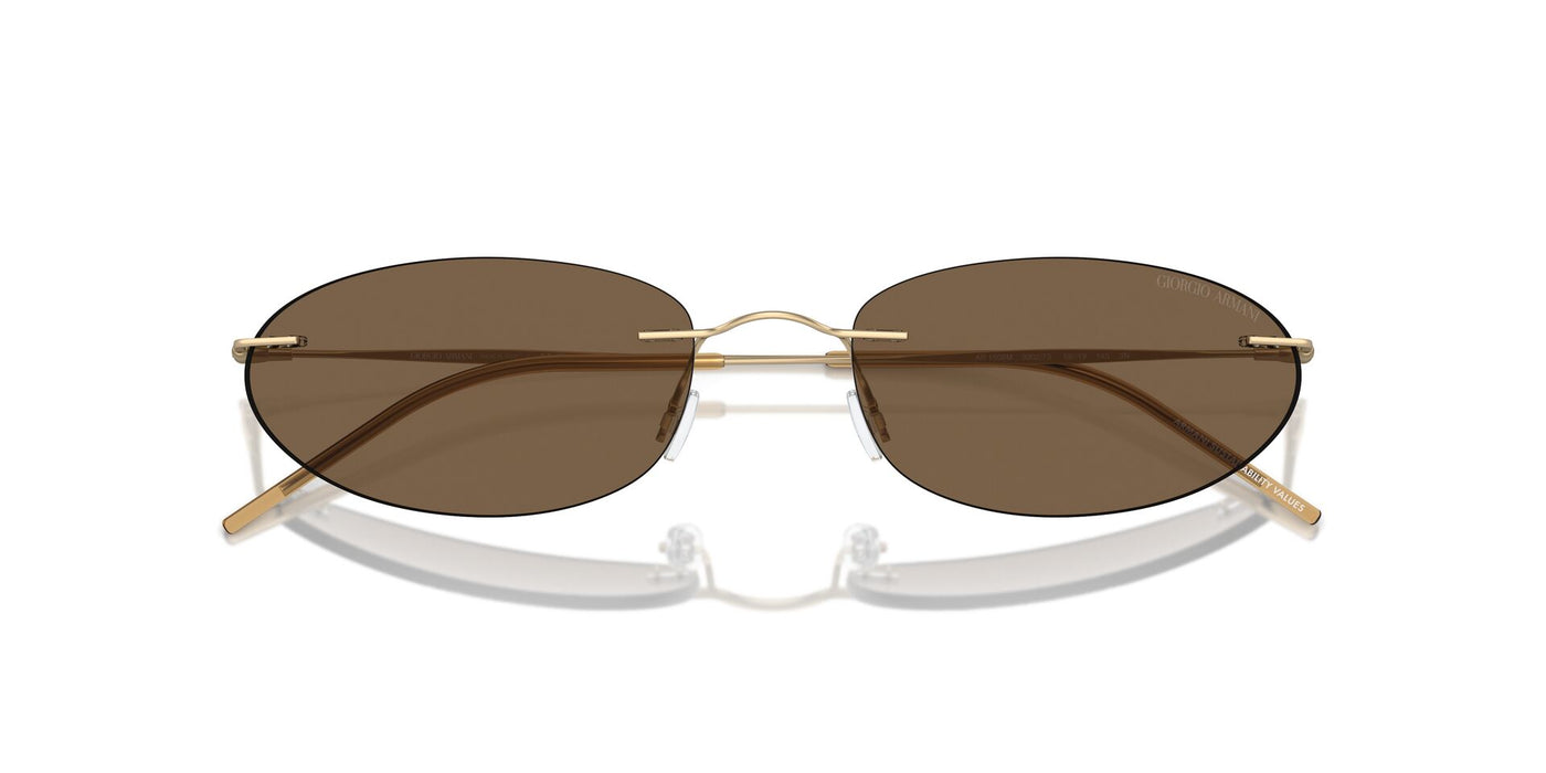 Giorgio Armani AR1508M Matte Pale Gold/Dark Brown #colour_matte-pale-gold-dark-brown