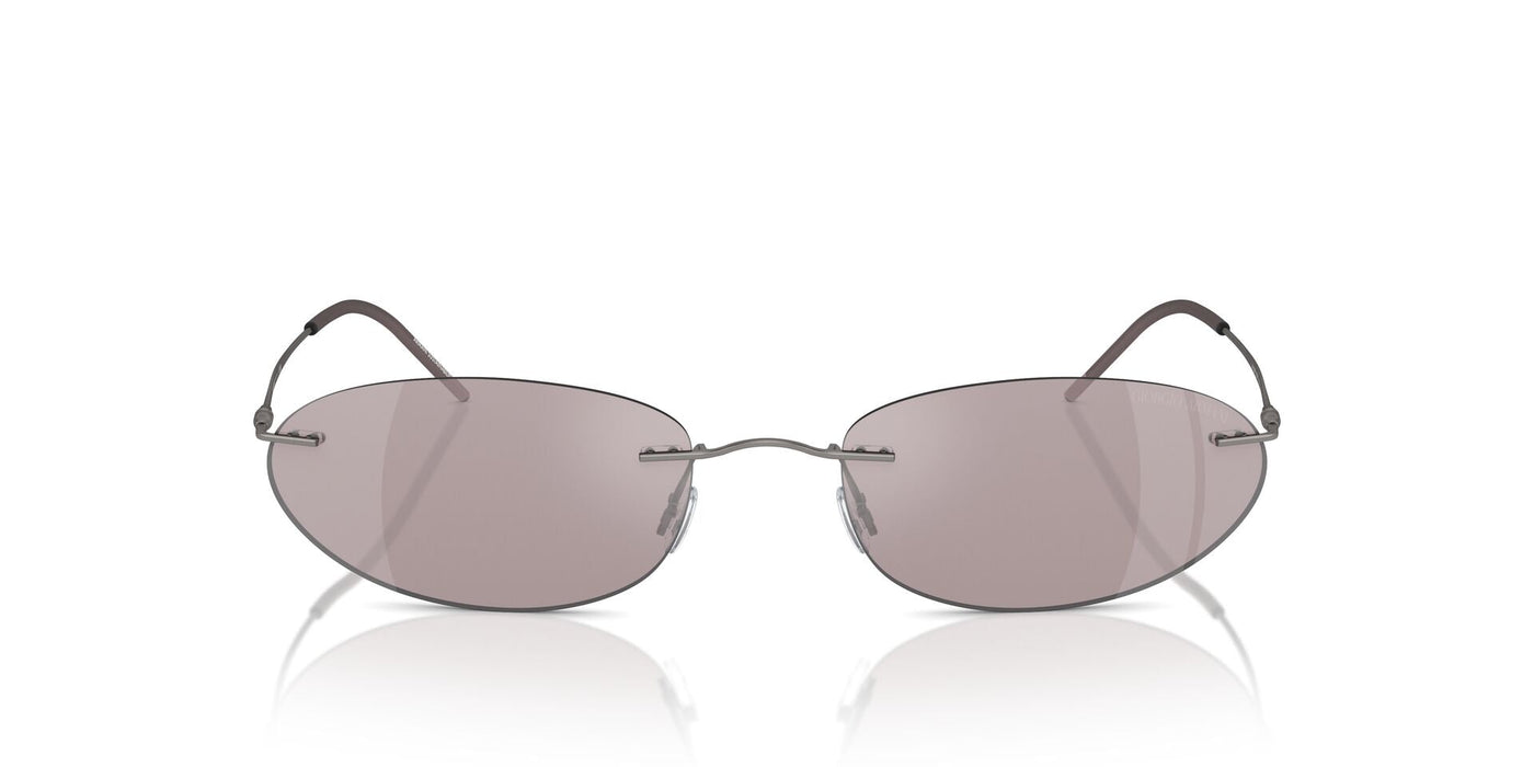 Giorgio Armani AR1508M Matte Gunmetal/Violet Flash Silver Mirror #colour_matte-gunmetal-violet-flash-silver-mirror