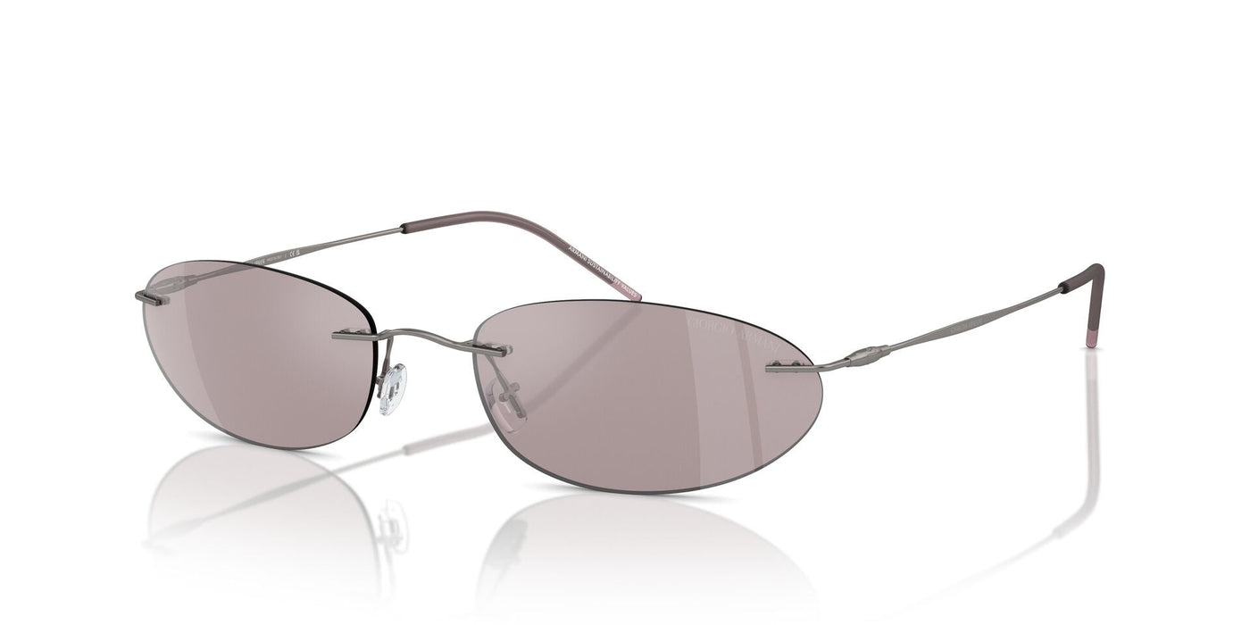 Giorgio Armani AR1508M Matte Gunmetal/Violet Flash Silver Mirror #colour_matte-gunmetal-violet-flash-silver-mirror